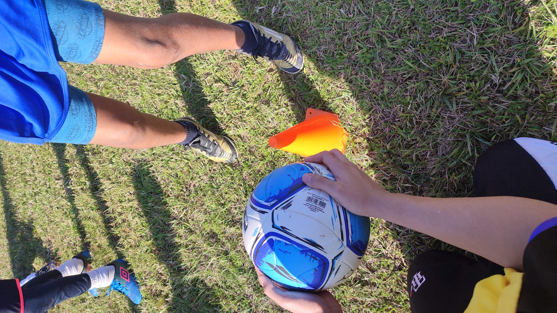 Treinando para um futuro melhor.